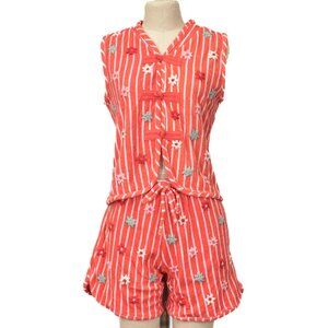 TACH Floral Embroidered Terry Cloth Bonnie Danica Set